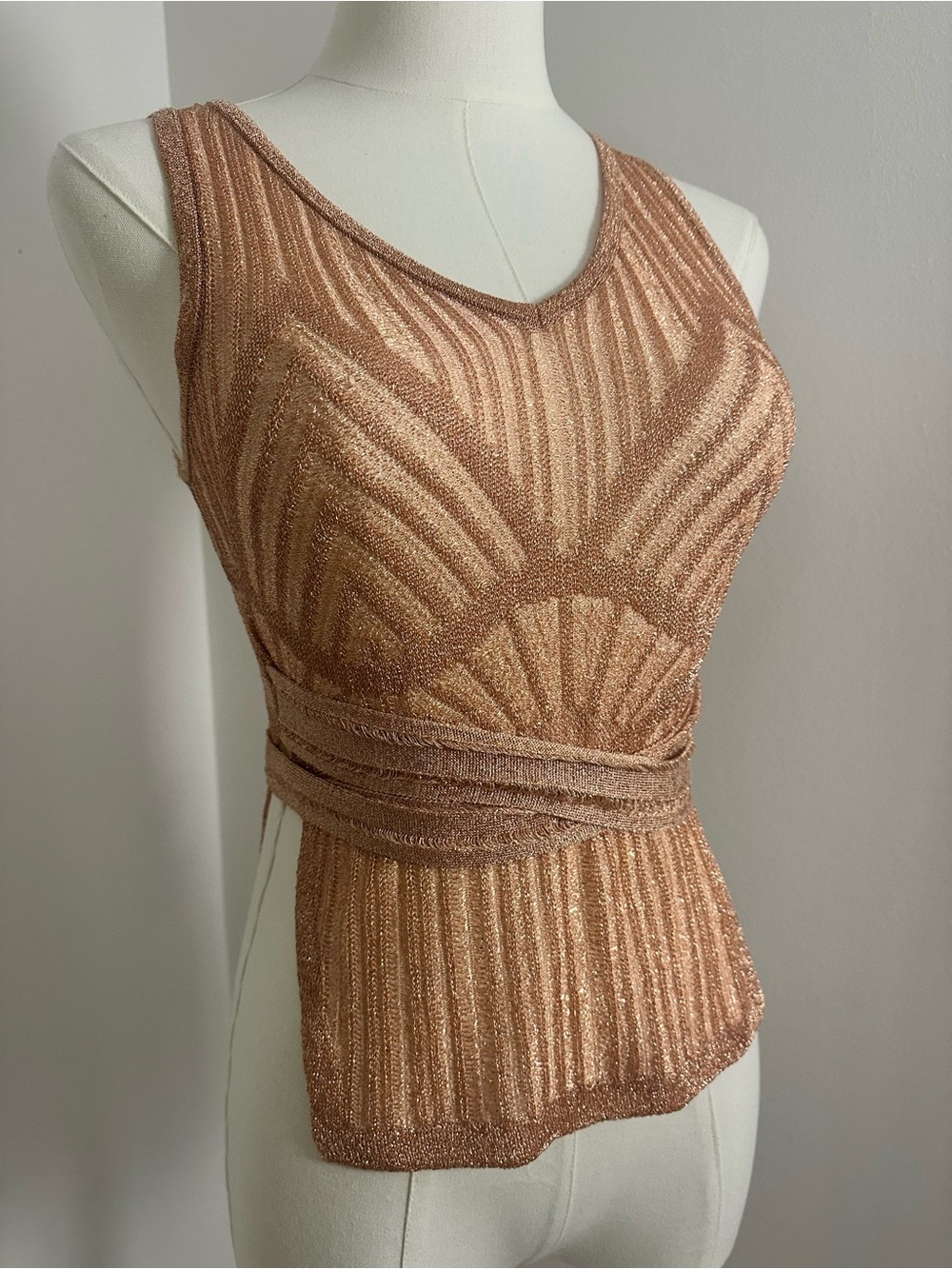 Missoni Shimmery Copper Knit top - Picture 4 of 12